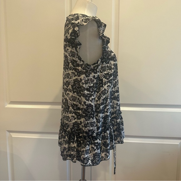 SCOOP NYC Boho Sleeveless Blouse XS - Picture 5 of 11